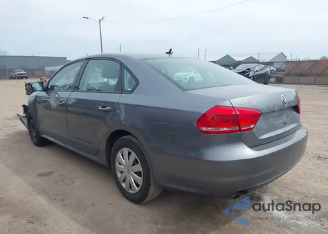 2013 Volkswagen Passat 2.5L S from USA, damaged, VIN 1VWAP7A35DC013006